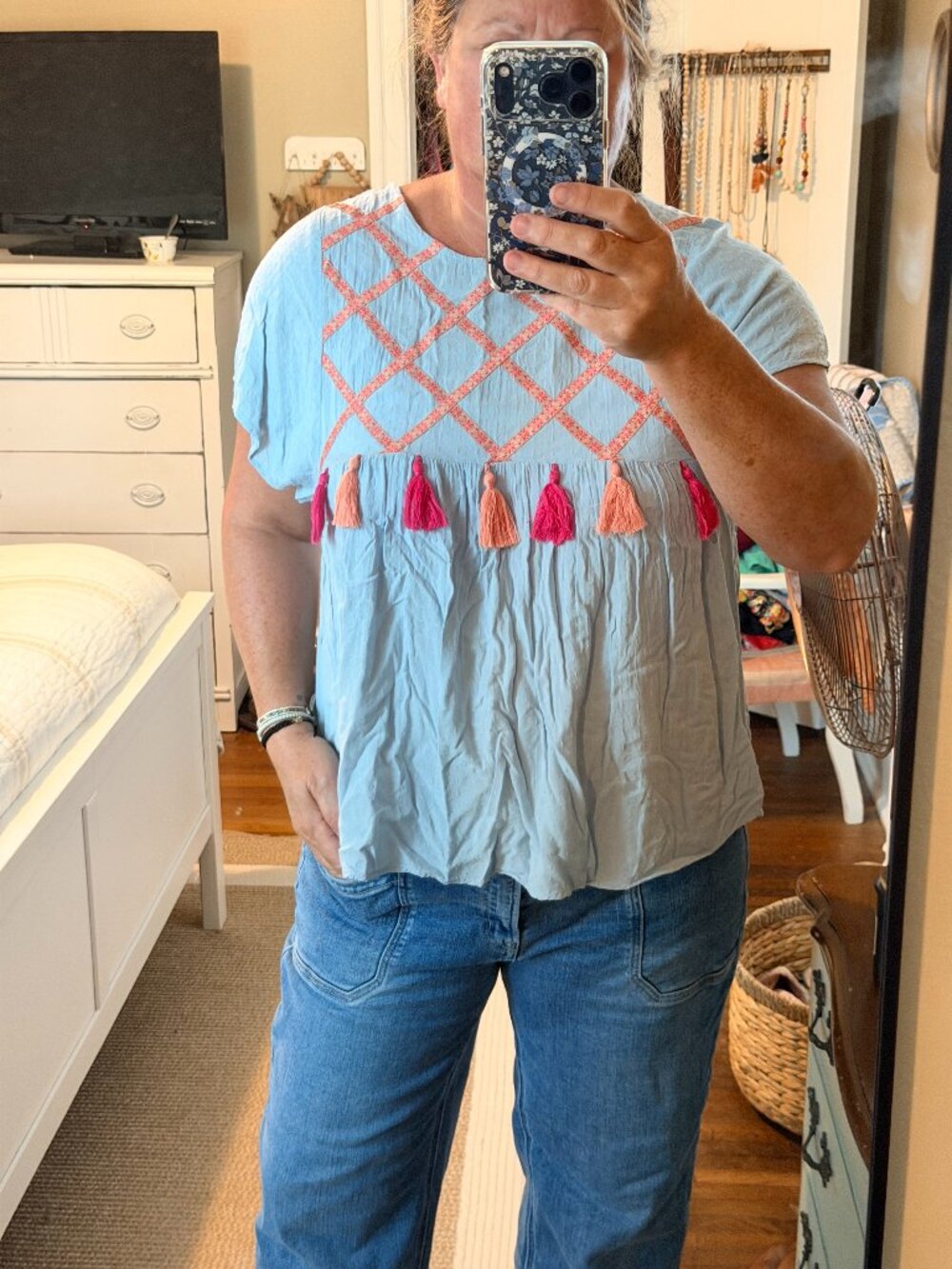 Entro Tassel Blouse